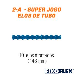 Fixoflex 2A Super Jogo Elos de Tubo AU2 Quimatic Tapmatic Sistema de 1/4 -  lfmaquinaseferramentas